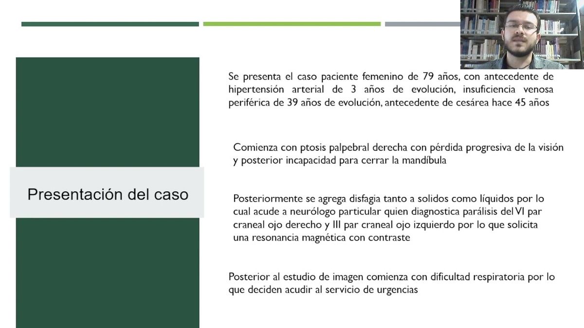 HLG311 - Reporte de Caso: Crisis Miasténica Aguda Posterior a Administración de Medio de Contras…