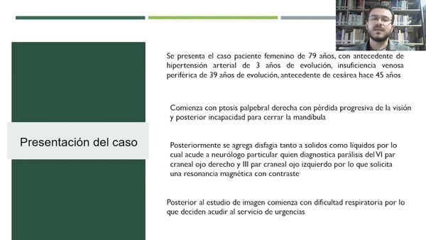 HLG311 - Reporte de Caso: Crisis Miasténica Aguda Posterior a Administración de Medio de Contras…