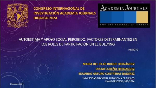 HDG072 - Autoestima y Apoyo Social Percibido: Factores Determinantes en los Roles de Participación…