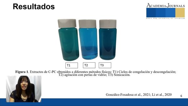 AJA073 - Evaluación Comparativa de Métodos Físicos de Extracción de C-ficocianina de Arthrospir…