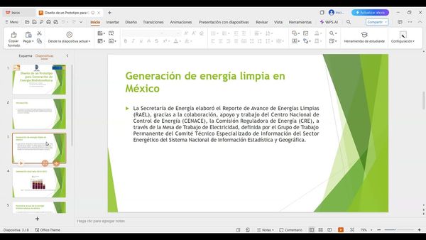 LSM020 - Diseño de un Prototipo para Generación de Energía Biofotovoltaica