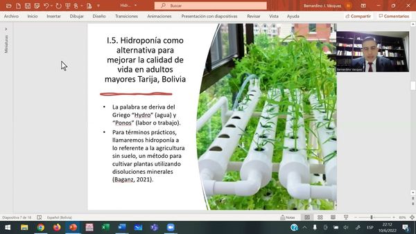 OXA099 - Hidroponía: Cayado para Adultos Mayores Rumbo a la Agenda 2030 (ODS 15.1) Capítulo Tari…