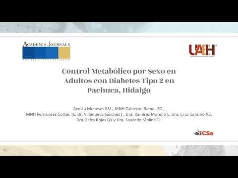 PUE107 - Control Metabólico por Sexo en Adultos con Diabetes Tipo 2 en Pachuca, Hidalgo