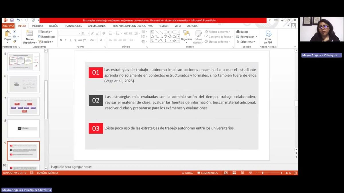 ABR013- Estrategias de Trabajo Autónomo en Jóvenes Universitarios: Una Revisión Sistemática Nar…
