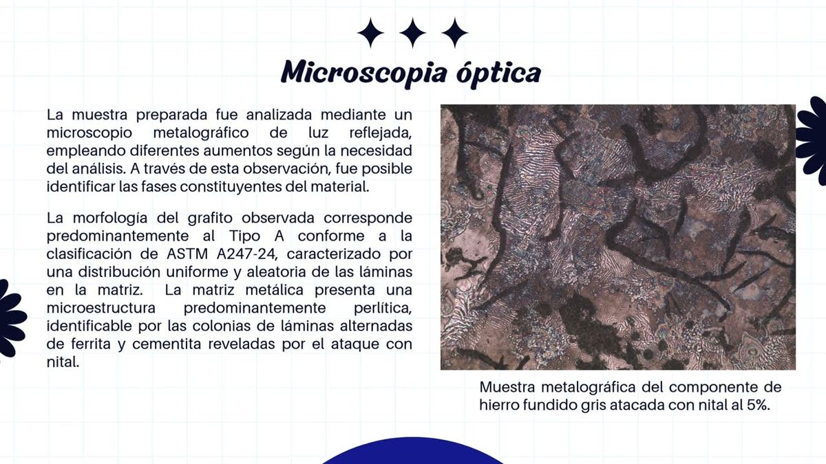 CHE197- Caracterización Mecánica y Análisis de Falla en un Componente de Hierro Fundido Gris (Di…