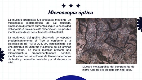 CHE197- Caracterización Mecánica y Análisis de Falla en un Componente de Hierro Fundido Gris (Di…