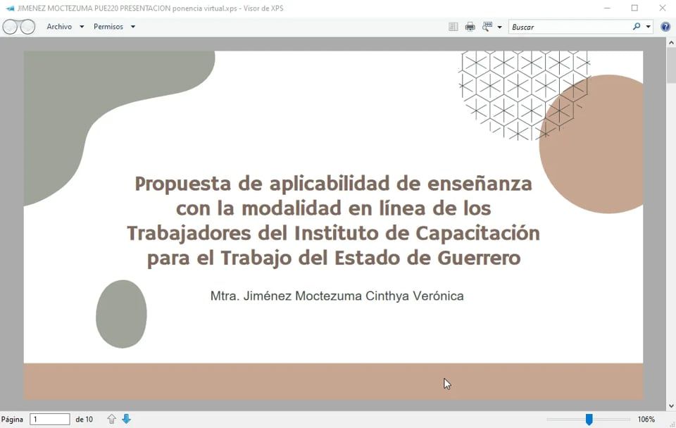 PUE220 - Propuesta de aplicabilidad de enseñanza con la modalidad en línea de los Trabajadores de…