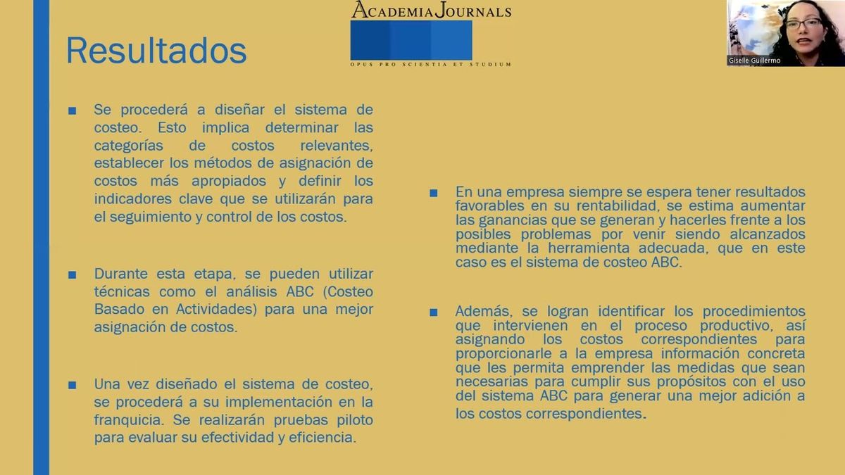 TLA092 - Optimización de la Rentabilidad en una Empresa Franquicia a través del Control de Costo…