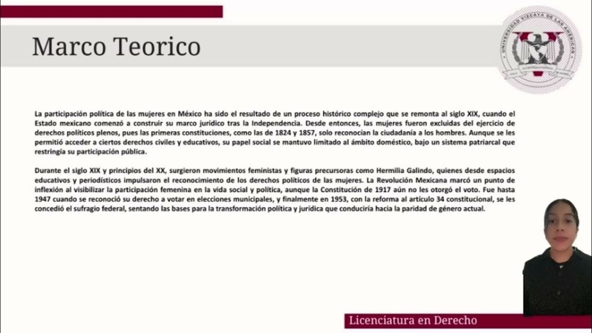 MED414 - Transición de los derechos políticos electorales de las mujeres en México y su particip…