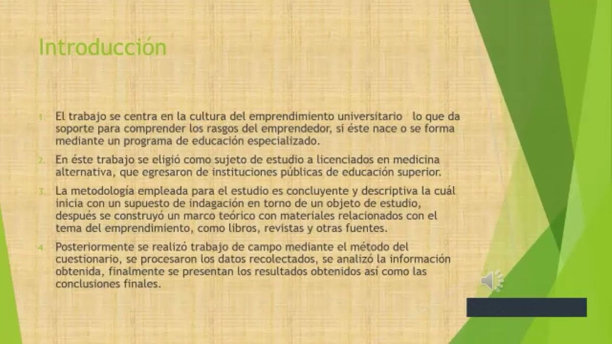 ITP160 - Emprendimiento Universitario en la Medicina Alternativa