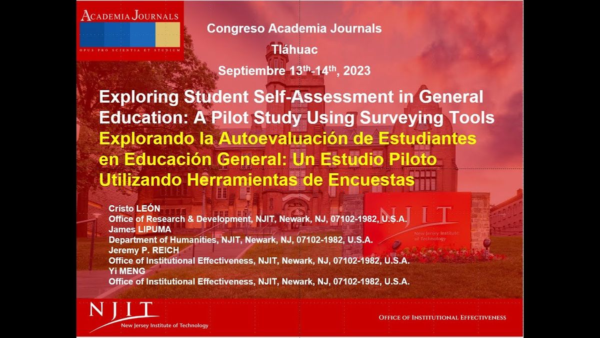 TLA040 - Exploring Student Self-Assessment in General Education: A Pilot Study Using Surveying Too…