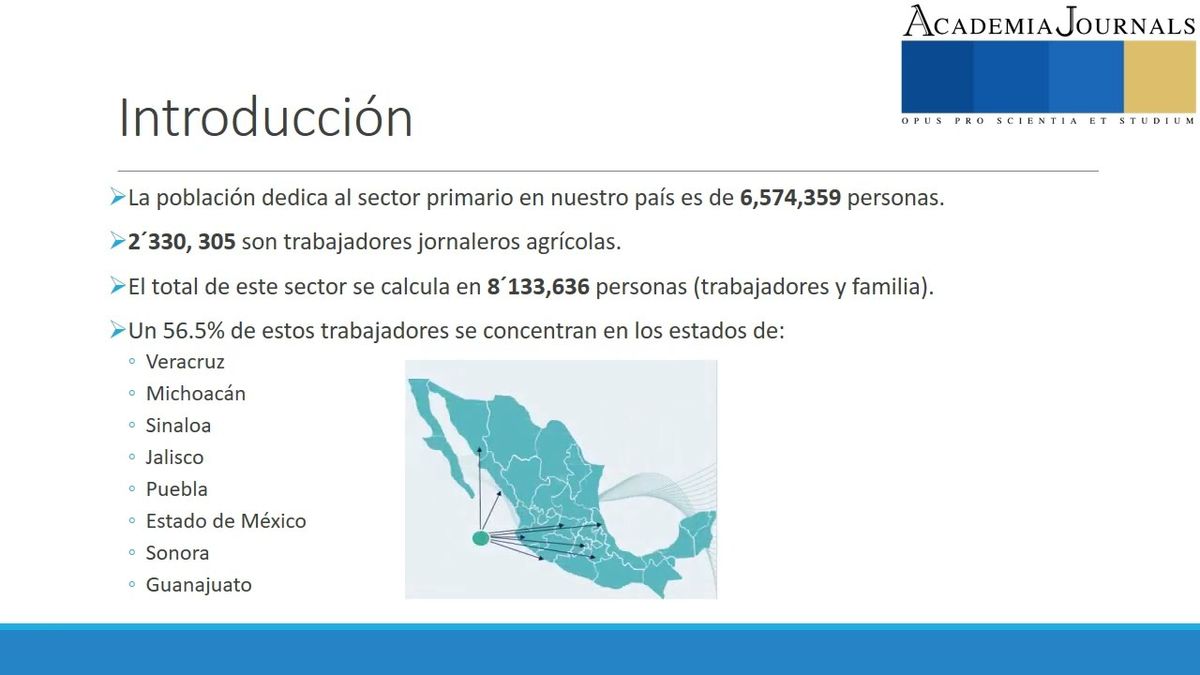 HLG101 - Análisis de la Precariedad Laboral en los jornaleros agrícolas en el Norte de Sinaloa