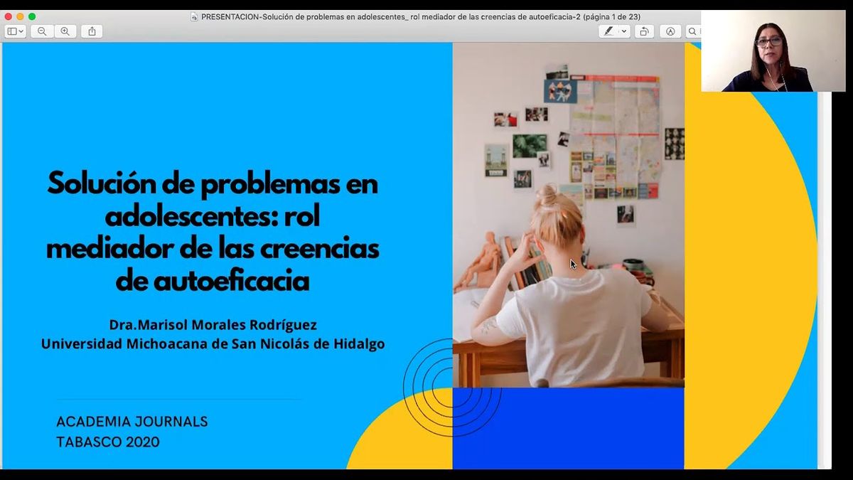 T196 - SOLUCION DE PROBLEMAS SOCIALES EN ADOLESCENTES: ROL MEDIADOR DE LAS CREENCIAS DE AUTOEFICACIA