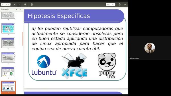 H465 - IMPLEMENTACIÓN DE SOFTWARE LIBRE PARA OFRECER SOLUCIONES DE CÓMPUTO ACCESIBLES DURANTE LA …