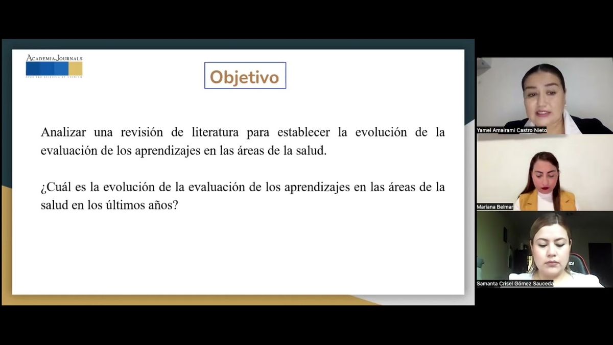 MTY104 - Evolución de la Evaluación en Ciencias de la Salud  