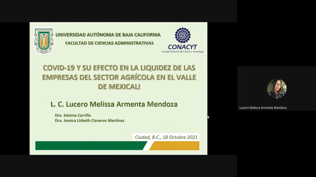 HID347 - Covid-19 y su Efecto en la Liquidez de las Empresas del Sector Agrícola en el Valle de Me…