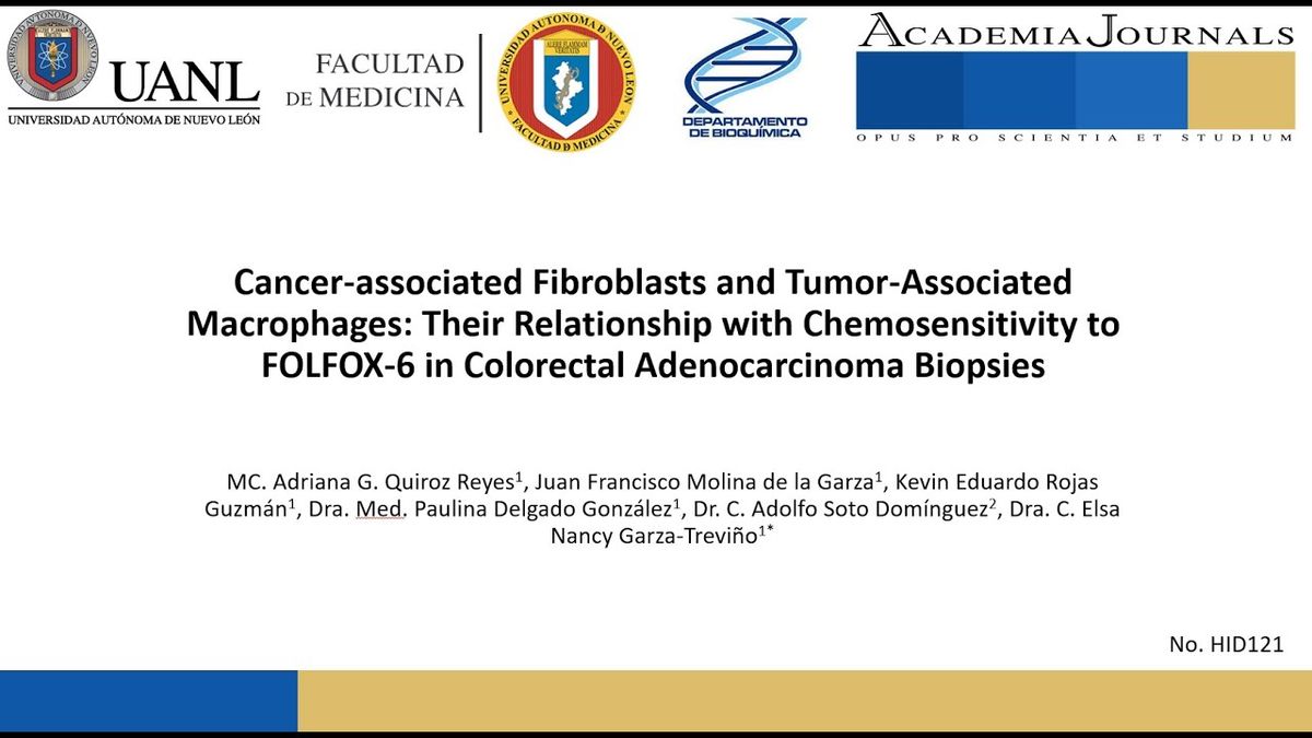 HID121 - Cancer-associated Fibroblasts and Tumor-Associated Macrophages: Their Relationship with Ch…