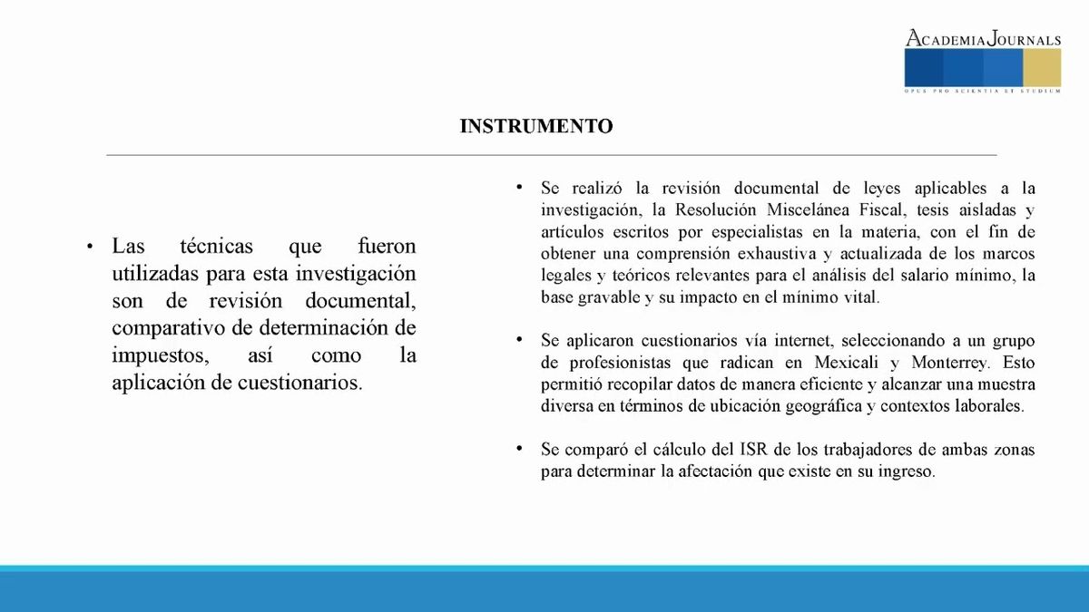 CTM172 - Análisis del Salario Mínimo, la Base Gravable y su Impacto al Mínimo Vital