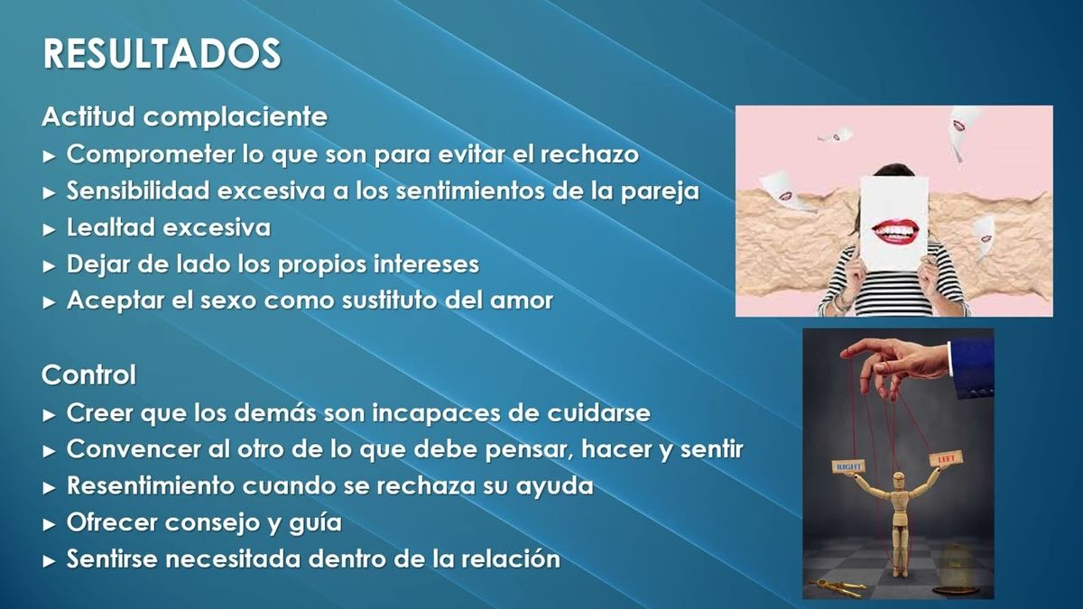 CEL097 - Vivencia de la Actitud Complaciente y el Control en Mujeres Codependientes de Toluca, Mé…