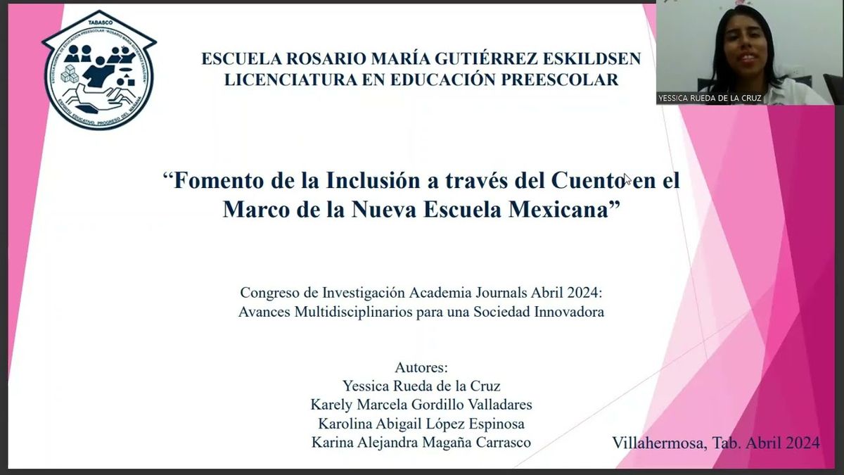 FRS095 - Fomento de la Inclusión a través del Cuento en el Marco de la Nueva Escuela Mexicana