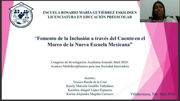 FRS095 - Fomento de la Inclusión a través del Cuento en el Marco de la Nueva Escuela Mexicana