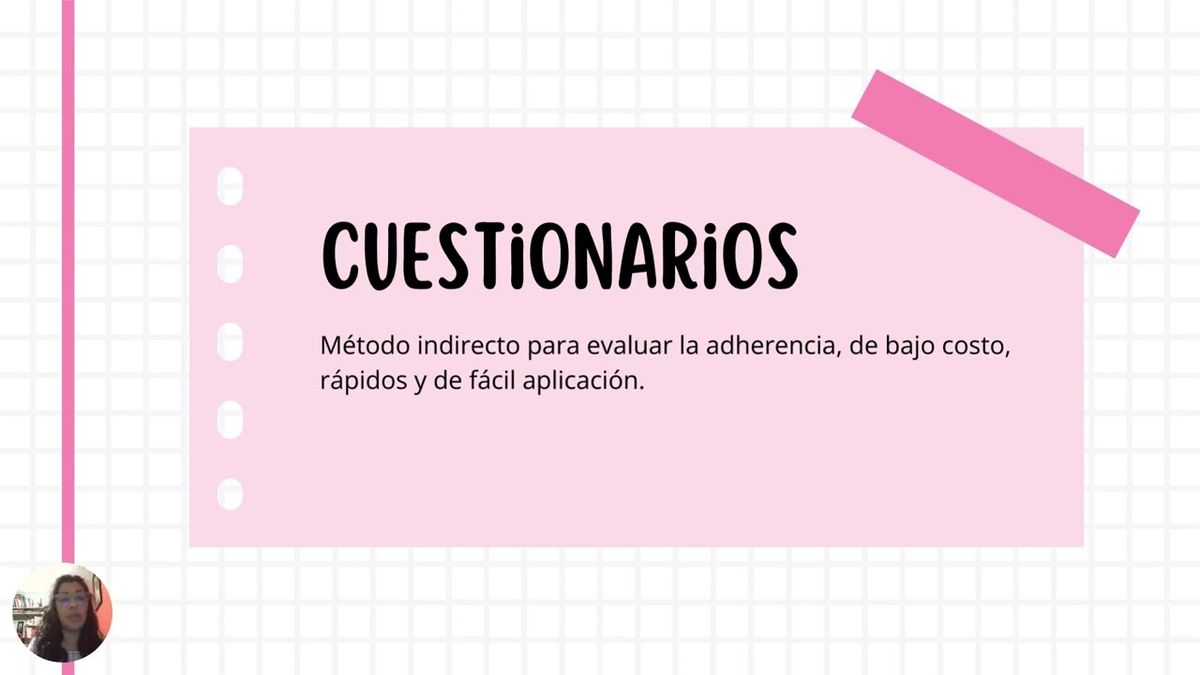 FRS085 - Cuestionarios para la Medición de la Adherencia al Tratamiento Antirretroviral en Persona…