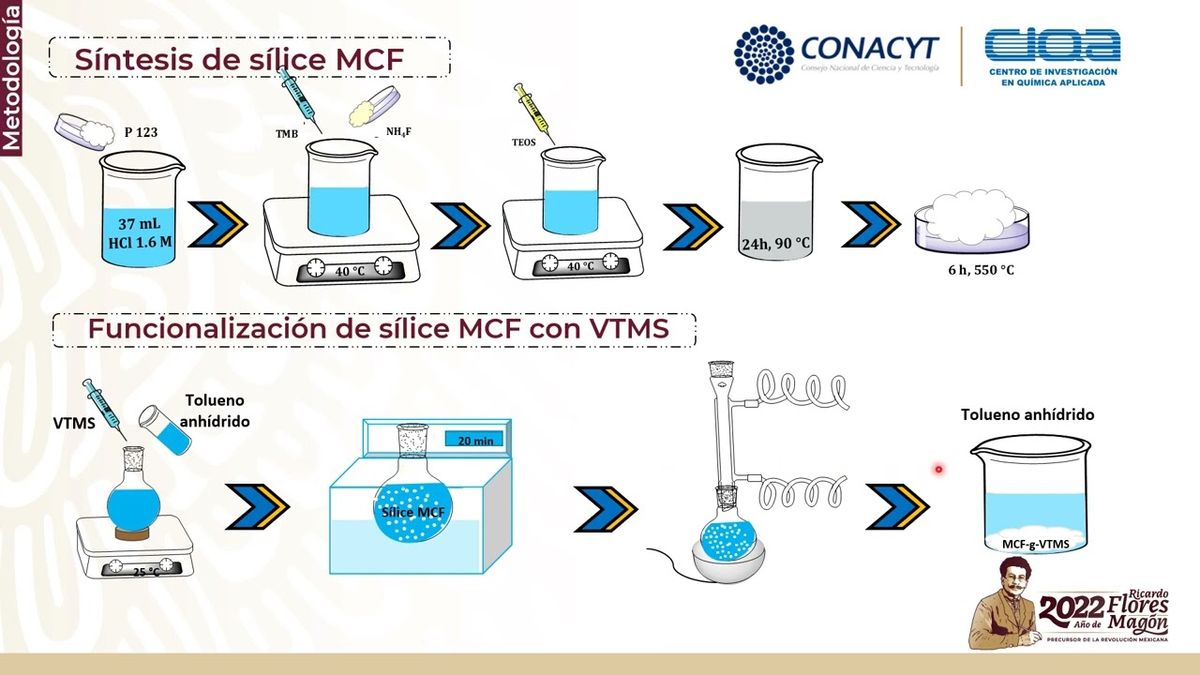 FRS047 - Síntesis de un Soporte Inorgánico Mesoporoso Basado en Espumas de Sílice Mesocelular Fu…