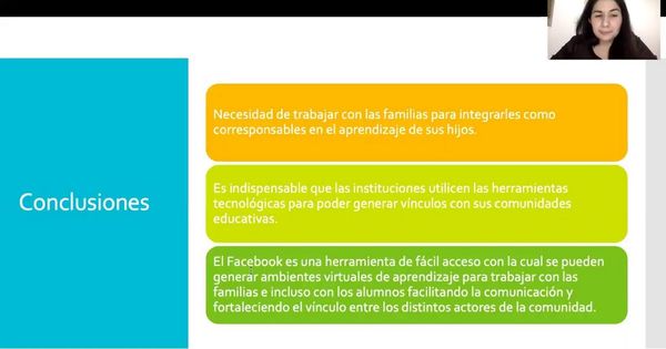 F157 - Facebook: herramienta de aprendizaje para familias en su integración escolar como correspon…