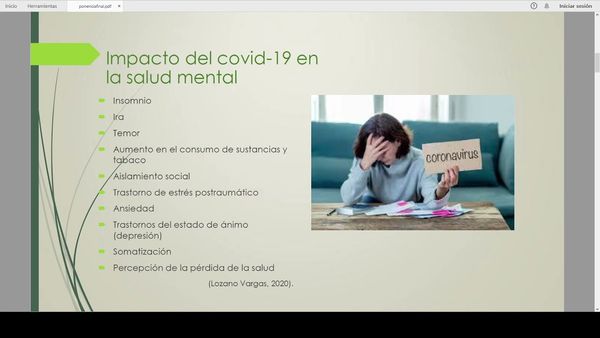 MOR108 - Depresión, Ansiedad y Estrés Antes y Durante Confinamiento por COVID-19 en Adultos no Cl…
