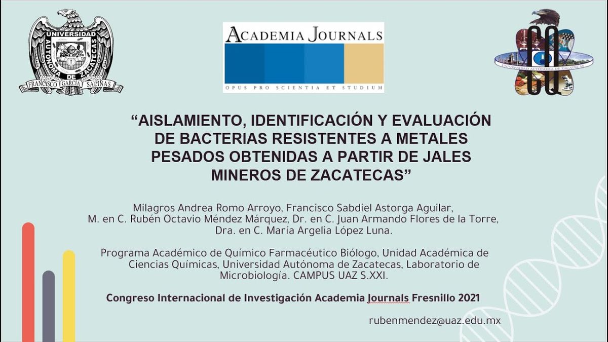 F072 - Aislamiento, identificación y evaluación de bacterias resistentes a metales pesados a part…