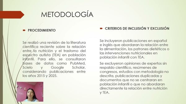 CHE135- Intervenciones Nutricionales en Niños con Trastorno del Espectro Autista: Retos, Enfoques …