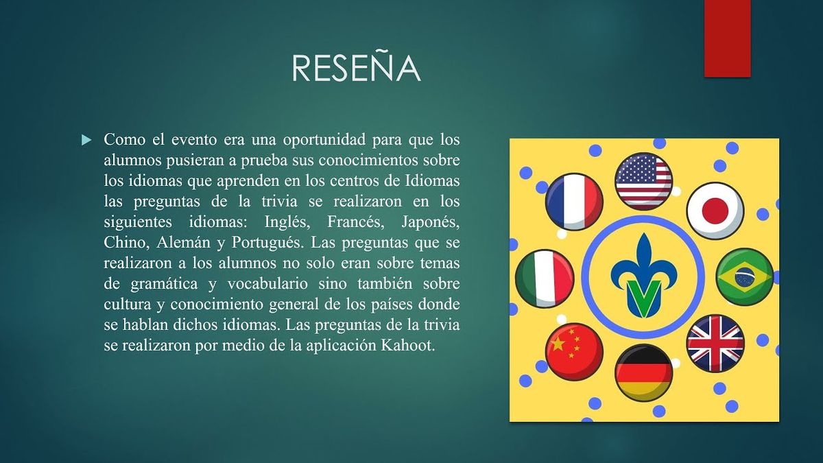 PUE057 - El Uso de Kahoot para Motivar el Aprendizaje de Idiomas