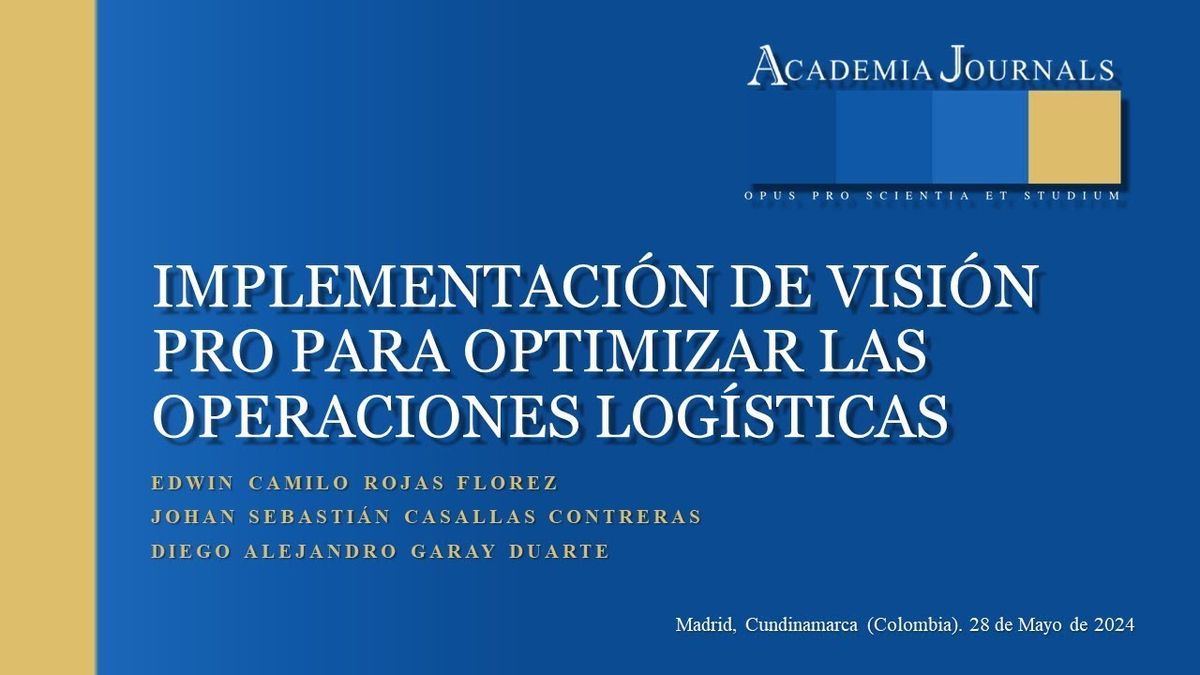 CTM102 - Implementación de Visión Pro para Optimizar las Operaciones Logísticas