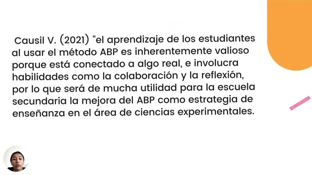 CEL109 - ABP para la Enseñanza de Ciencias Experimentales en Secundaria