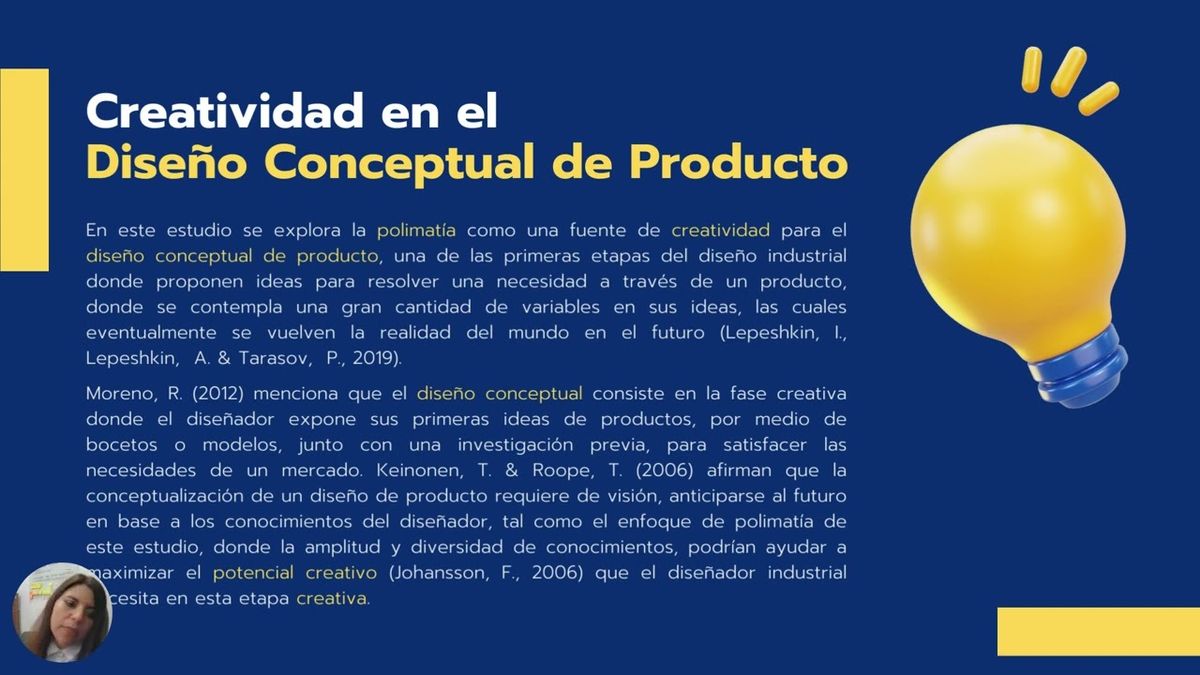 CDX181 - Polimatía en el Diseño Conceptual de Producto