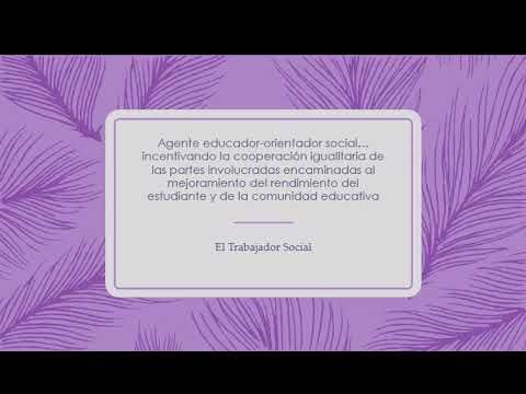 CCC-540 - LA INTERVENCIÓN DEL TRABAJADOR SOCIAL CON MENORES EN VULNERABILIDAD ESCOLAR Y FAMILIAR