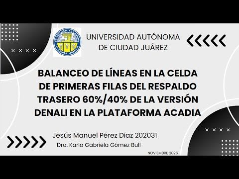 MED238 - Balanceo de Líneas en la Celda de Terceras Filas del Respaldo Trasero 60%/40% de la Versi…