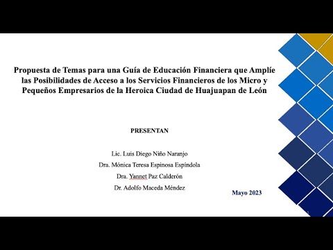 CHM126 - Propuesta de Temas para una Guía de Educación Financiera que Amplíe las Posibilidades …