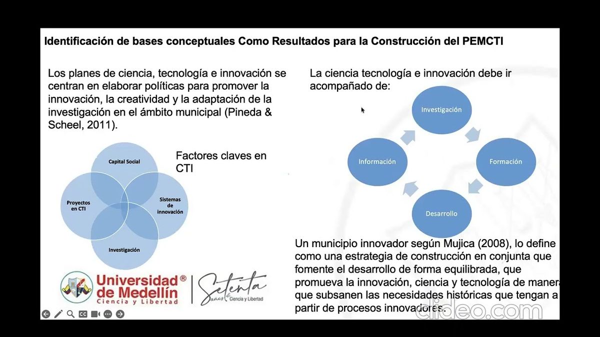 MED435 - Diseño Del Plan Estratégico Municipal De Ciencia, Tecnología E Innovación (Pemcti) Par…