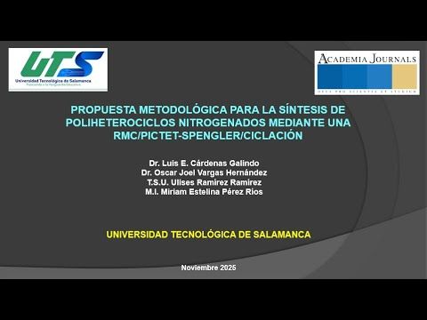 MED105 - Propuesta Metodológica para la Síntesis de Poliheterociclos Nitrogenados mediante una RM…