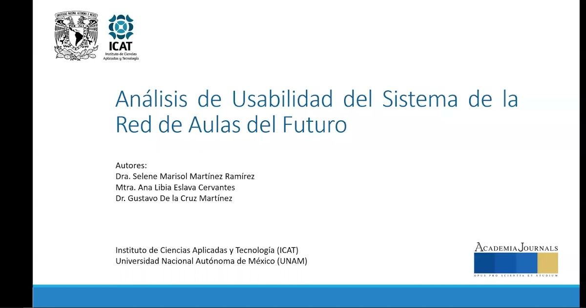 FRS142 - Análisis de Usabilidad del Sistema de la Red de Aulas del Futuro