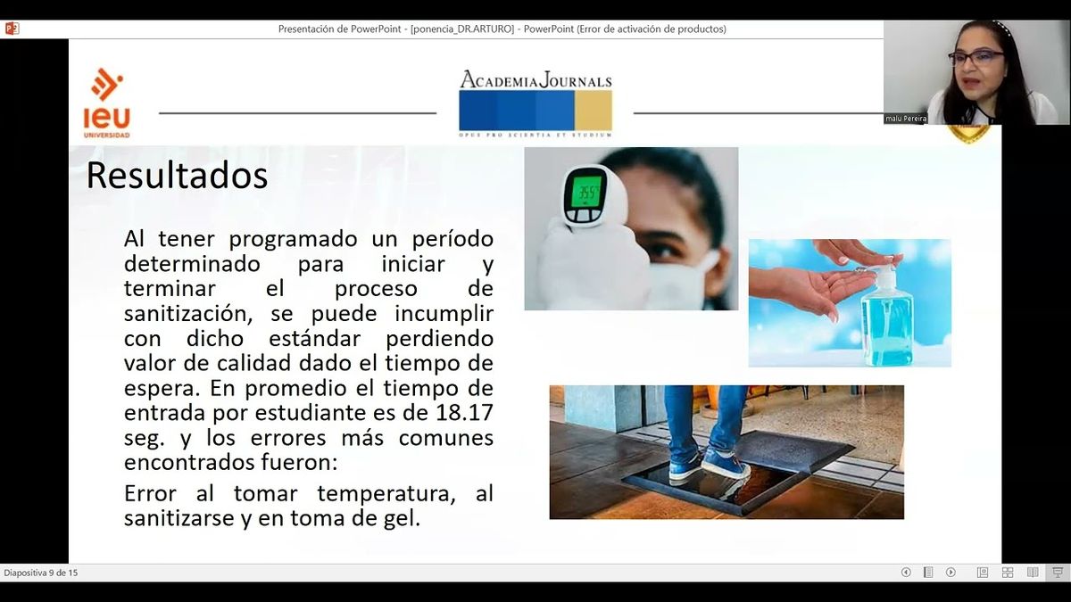 PBL091 - Evaluación de la Eficiencia del Sistema Semiautomatizado de Acceso: Caso de Estudio Univ…