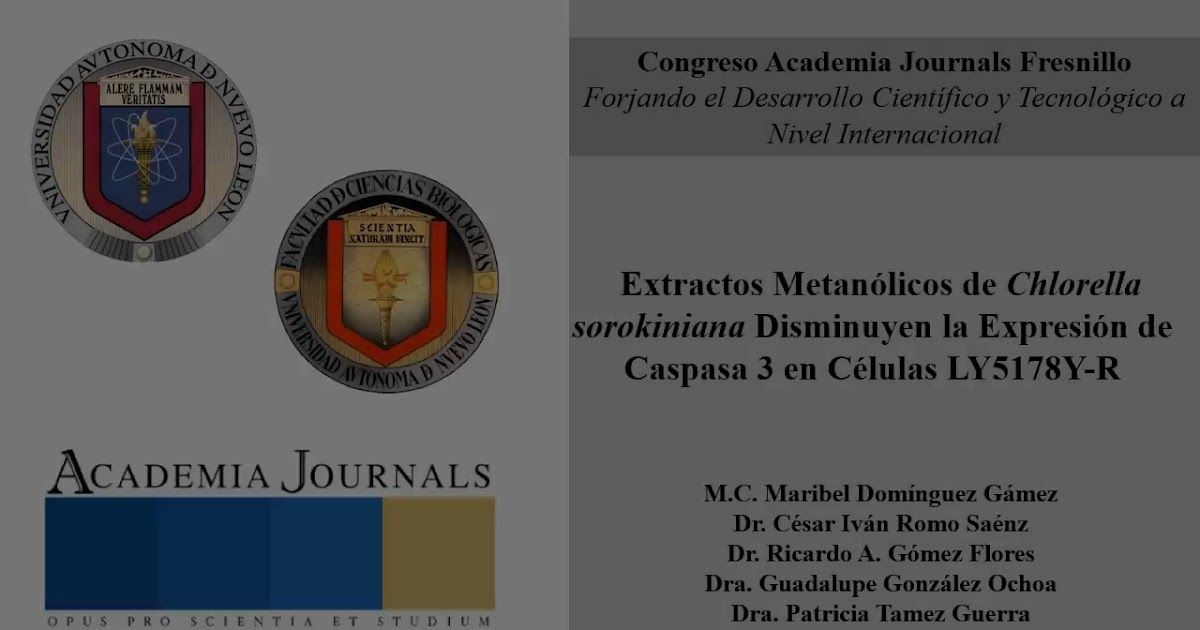 FRS095 - Extractos Metanólicos de Chlorella sorokiniana Disminuyen la Expresión de Caspasa 3 en C…