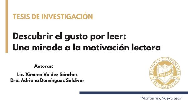 CIP048- Descubrir el gusto por leer: una mirada a la motivación lectora # Chiapas 2026