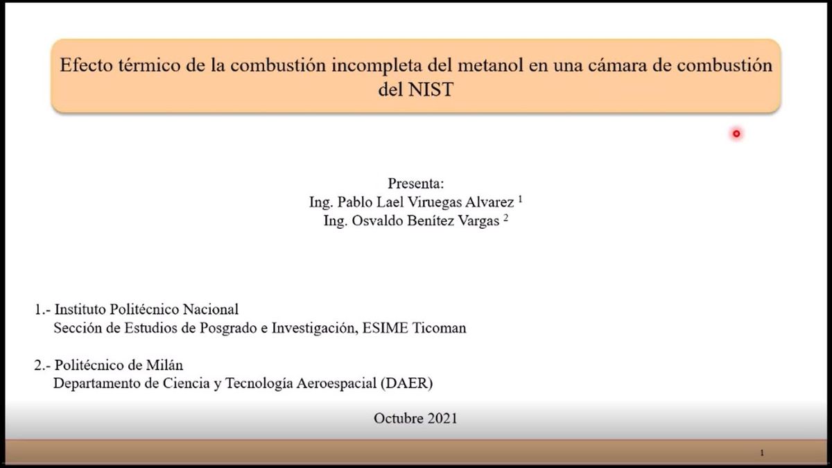 CLY111 - Efecto Térmico de la Combustión Incompleta del Metanol en una Cámara de Combustión del…