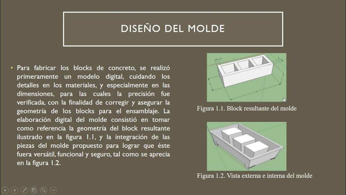 CLY508 - Desarrollo de un Prototipo de Model para Blocks de Concreto de Tres Celdas