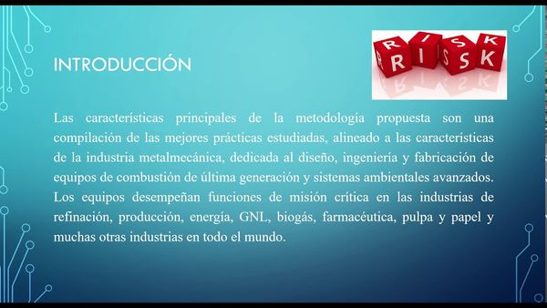 CCC-415 - METODOLOGIA DE GESTIÓN DE RIESGOS PARA LA INDUSTRIA METALMECANICA