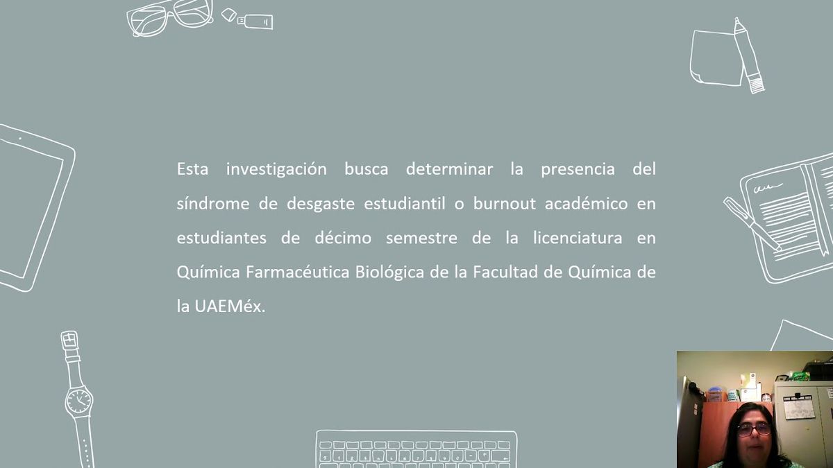 MOR084 - Síndrome de Desgaste Estudiantil: Caso Programa Educativo de la Licenciatura de Químico …