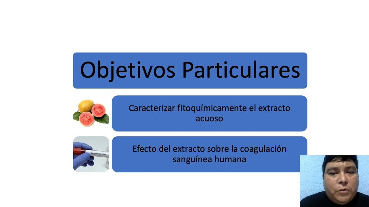 HHH295 - Actividad Anticoagulante in Vitro de Psidium guajava