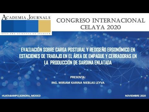 CCC-109 - EVALUACIÓN SOBRE CARGA POSTURAL Y REDISEÑO ERGONÓMICO EN ESTACIONES DE TRABAJO EN EL 